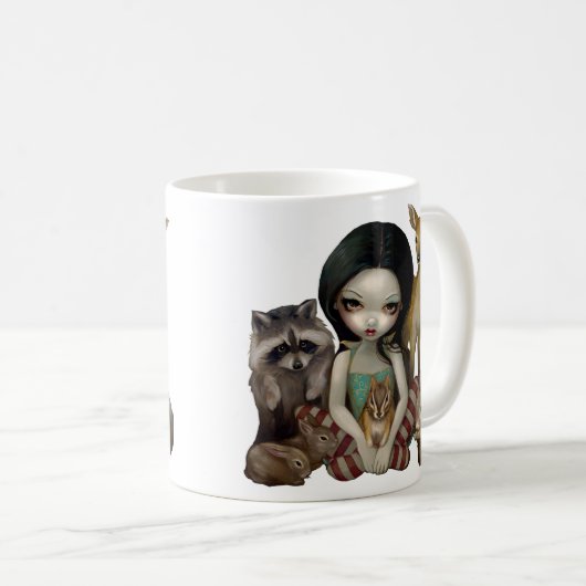 "Schnee weiße und ihre Tierfreund-" Tasse (VorderseiteRechts)