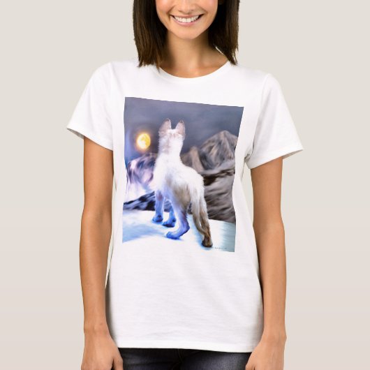 Schnee-Welpe T-Shirt (Vorderseite)