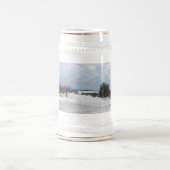 Schnee, Winter, British Columbia, Kanada Bierglas (Mittel)