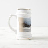 Schnee, Winter, British Columbia, Kanada Bierglas (Links)