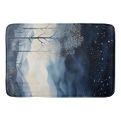 Schnee-Winter Landschaft Bath Mat Badematte (Vorderseite)