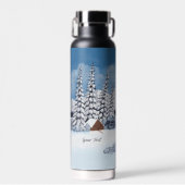 Schnee Winter Thor Kupfer Vakuum isolierte Flasche (Vorne)