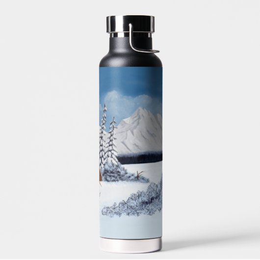 Schnee Winter Thor Kupfer Vakuum isolierte Flasche (Links)