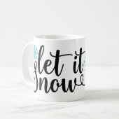 Schnee, Winter und Schneedecke Tasse (Vorderseite Links)