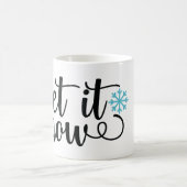 Schnee, Winter und Schneedecke Tasse (Mittel)