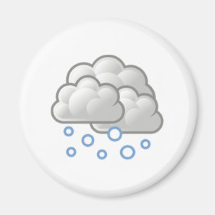 Schnee-Wolken Magnet