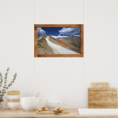 Schneeabhang Red Cone Colorado landschaftliches Po Poster (Küche)