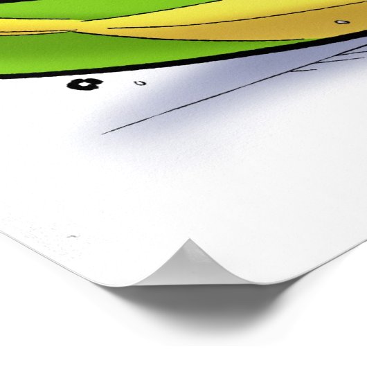 Schneeaffen Poster (Ecke)