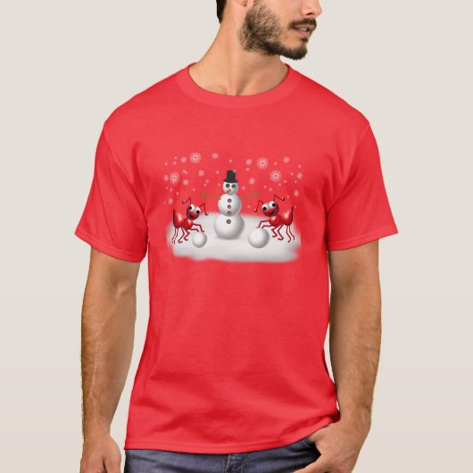 Schneeameisen T-Shirt (Vorderseite)