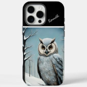 Schneeauge im Winterwald Case-Mate iPhone Hülle (Rückseite)