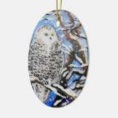 Schneeauge Keramik Ornament (Links)