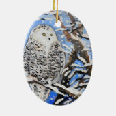 Schneeauge Keramik Ornament (Hinten)