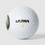 Schneeauge mit Funkeln, Golfball (Logo)