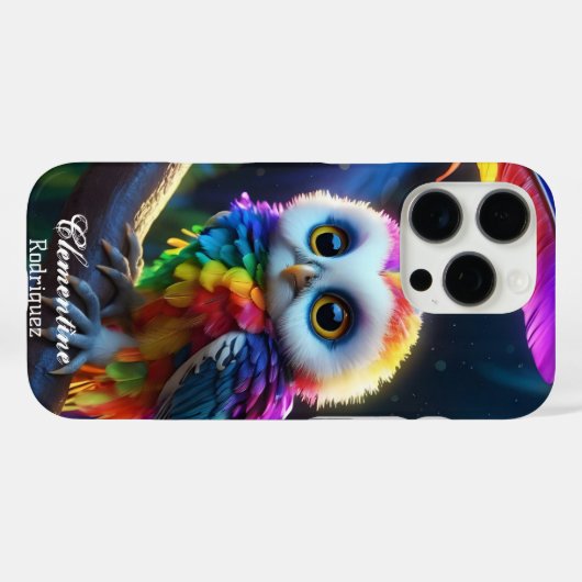 Schneeauge Regenbogen Tropenschale Case-Mate iPhone Hülle (Rückseite (Horizontal))