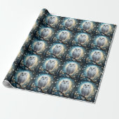Schneeauge und Mond mit Spargel, Geschenkpapier (Ungerollt)