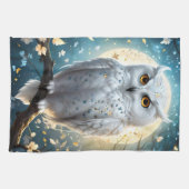 Schneeauge und Mond mit Spargel, Geschirrtuch (Horizontal)