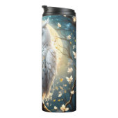 Schneeauge und Mond mit Spargel, Thermosbecher (Nach rechts gedreht)