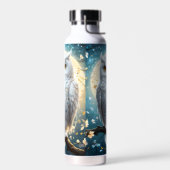 Schneeauge und Mond mit Spargel, Trinkflasche (Links)