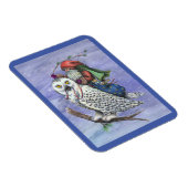 Schneeauge und Santa CHRISTMAS MAGNET Fantasie (Rechte Seite)
