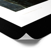 Schneeauge, Vintage Abbildung Poster (Ecke)