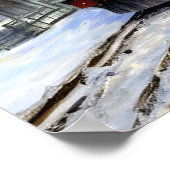 Schneeausbildung Poster (Ecke)