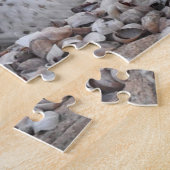 Schneeauschale auf Muscheln Puzzle (Seite)