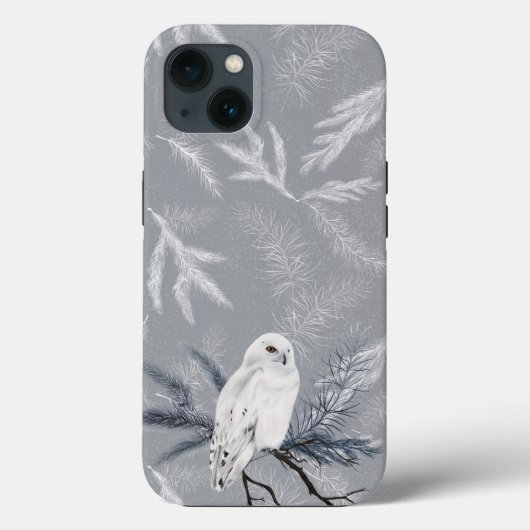 Schneeauschale auf Winterkiefer Case-Mate iPhone Hülle (Rückseite)