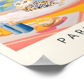 Schneeauschale in Badewanne Poster, Sonnenbad Wand Poster (Ecke)