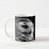 Schneeauschale in Schwarz und Weiß Kaffeetasse (Links)