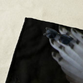 Schneeauschale mit offenen Flügeln btcna Strandtuch (Beispiel)