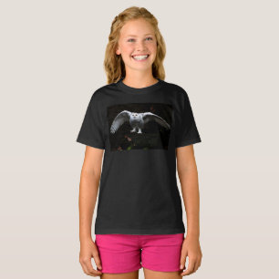 Schneeauschale mit offenen Flügeln gccna T-Shirt