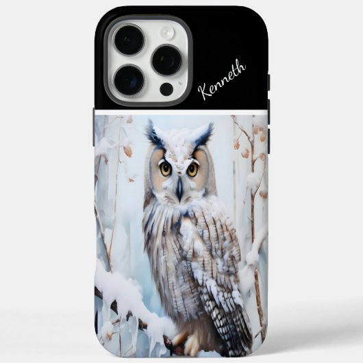 Schneeauuling Case-Mate iPhone Hülle (Rückseite)