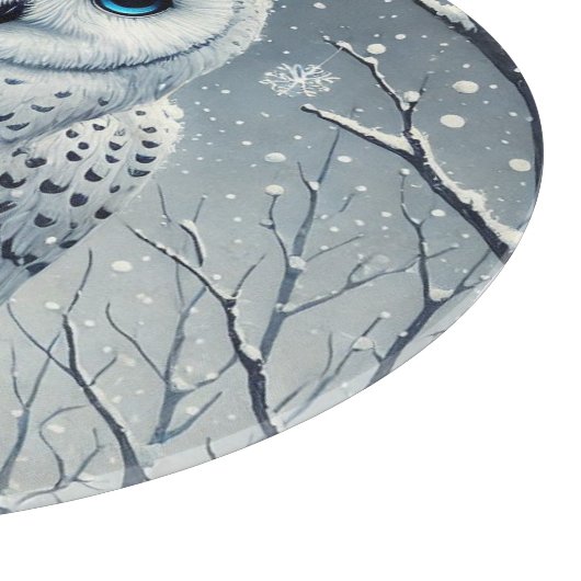 Schneeauwl auf der verschneiten Zweigstelle aufget Schneidebrett (Ecke)