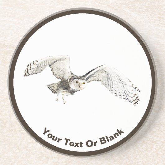 Schneeauwl Getränkeuntersetzer (Vorne)