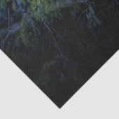 Schneeauwl in der Nacht Seidenpapier (Detail)