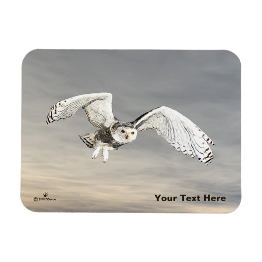 Schneeauwl Magnet (Horizontal)