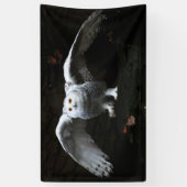 Schneeauwl mit offenem Flügel bnrcnm Banner (Vertikal)