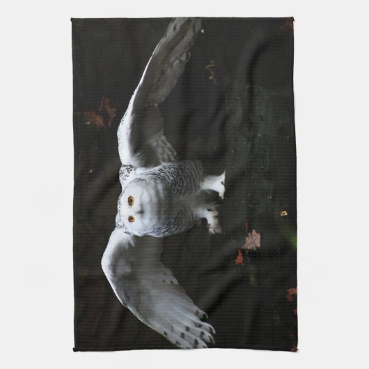 Schneeauwl mit offenen Flügeln ktcna Geschirrtuch (Vertikal)