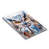 Schneeauwl | Notebook Notizblock (Rechte Seite)