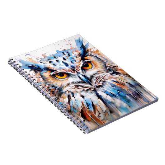 Schneeauwl | Notebook Notizblock (Rechte Seite)