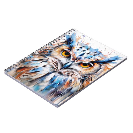 Schneeauwl | Notebook Notizblock (Linke Seite)