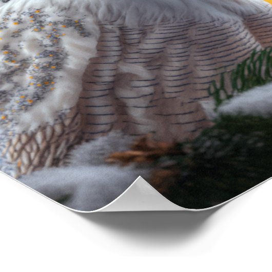 Schneeauwl Poster (Ecke)