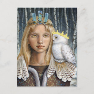 Schneeauwl Postkarte