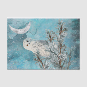 Schneeauwl Seidenpapier