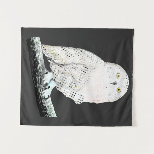 Schneeauwl Wandteppich (Vorderseite (Horizontal))