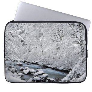 Schneebach Creek Landschaft, Oregon Laptopschutzhülle
