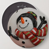 Schneeball Button (Vorne & Hinten)