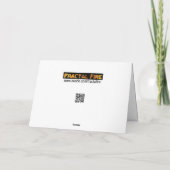 Schneeball Feiertagskarte (Rückseite)