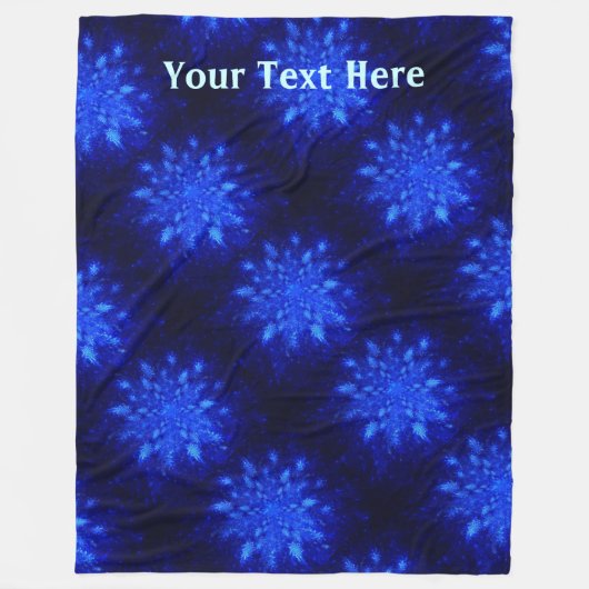 Schneeball Fleecedecke (Vorderseite)