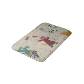 Schneeball-Kampf Badematte (Schrägansicht)